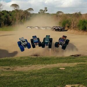 Spin Master Monster Jam - Lot Of 4 Trucks - 1:64 - Excellent Condition